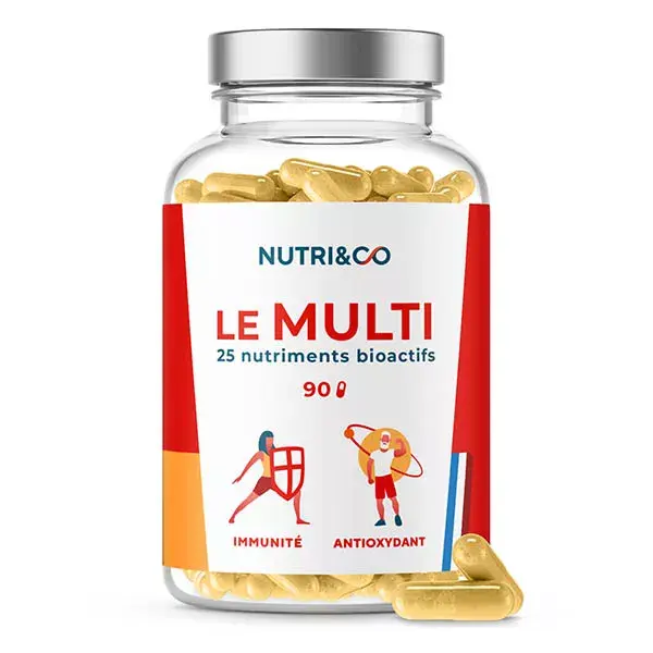 Nutri&Co Multi Multivitaminas 25 nutrientes para imunidade 90 cápsulas
