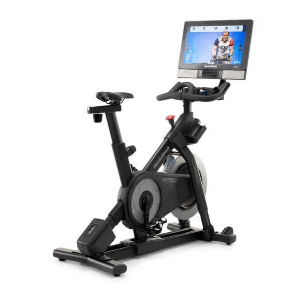Bicicleta Estática NordicTrack Indoor Commercial S22i Studio Cycle (2022)   1 mês de subscrição iFit Family