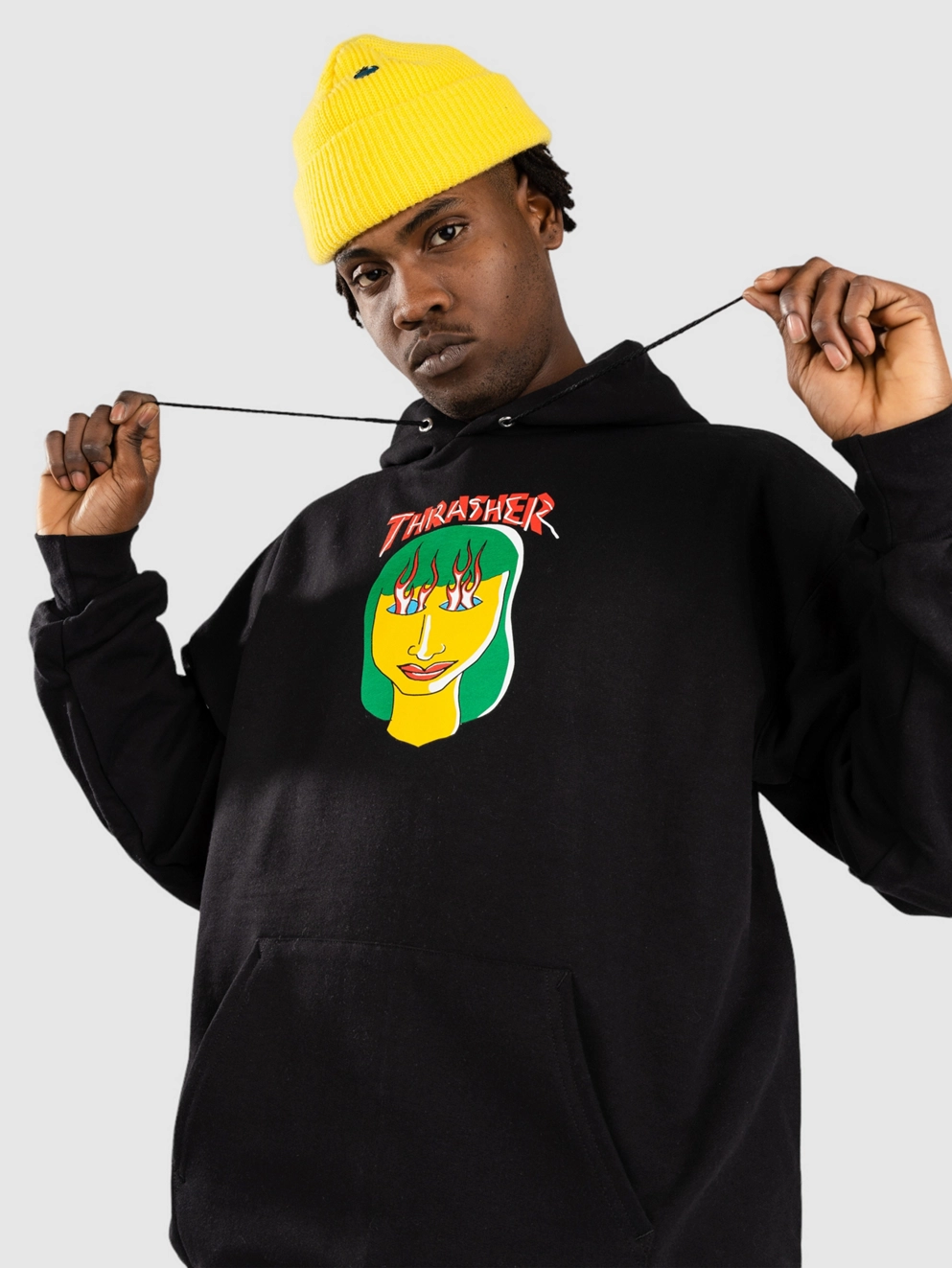 Thrasher Talk Shit By Gonz Hoodie black