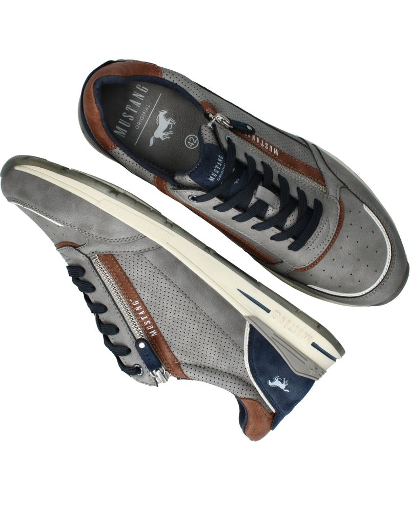 Mustang Sneakers Grijs Heren