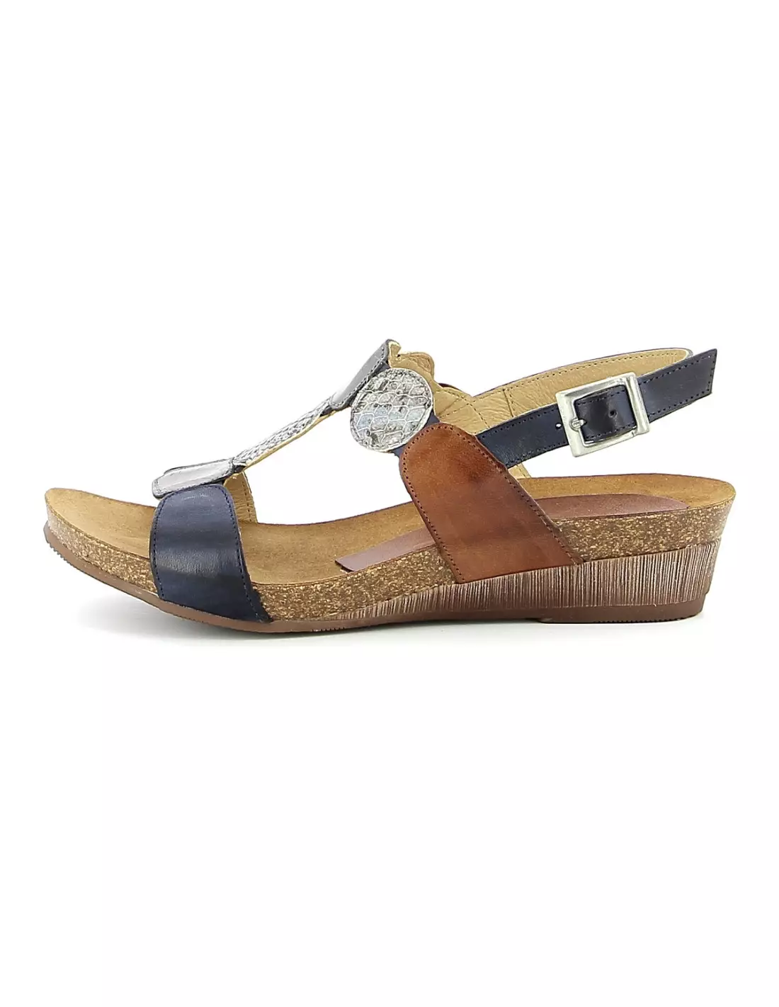 XAPATAN BUROND 5440 MULTI MARINE - Sandales & nu-pieds Multibleu