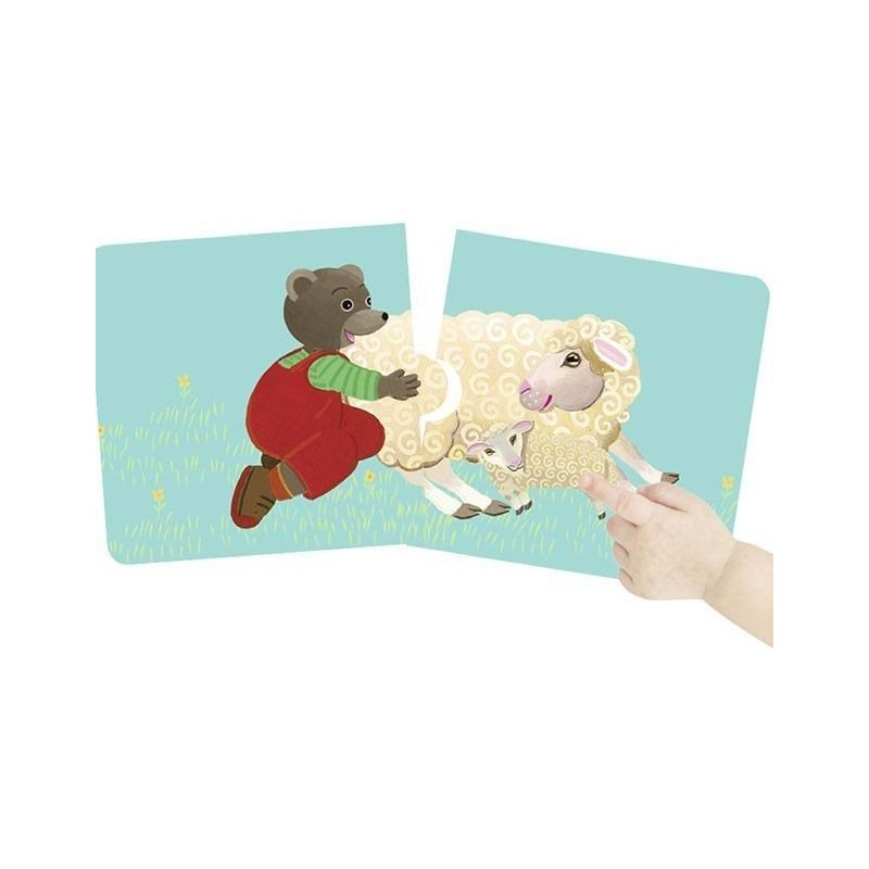 Petit Ours Brun - Mon premier puzzle à toucher, Les animaux