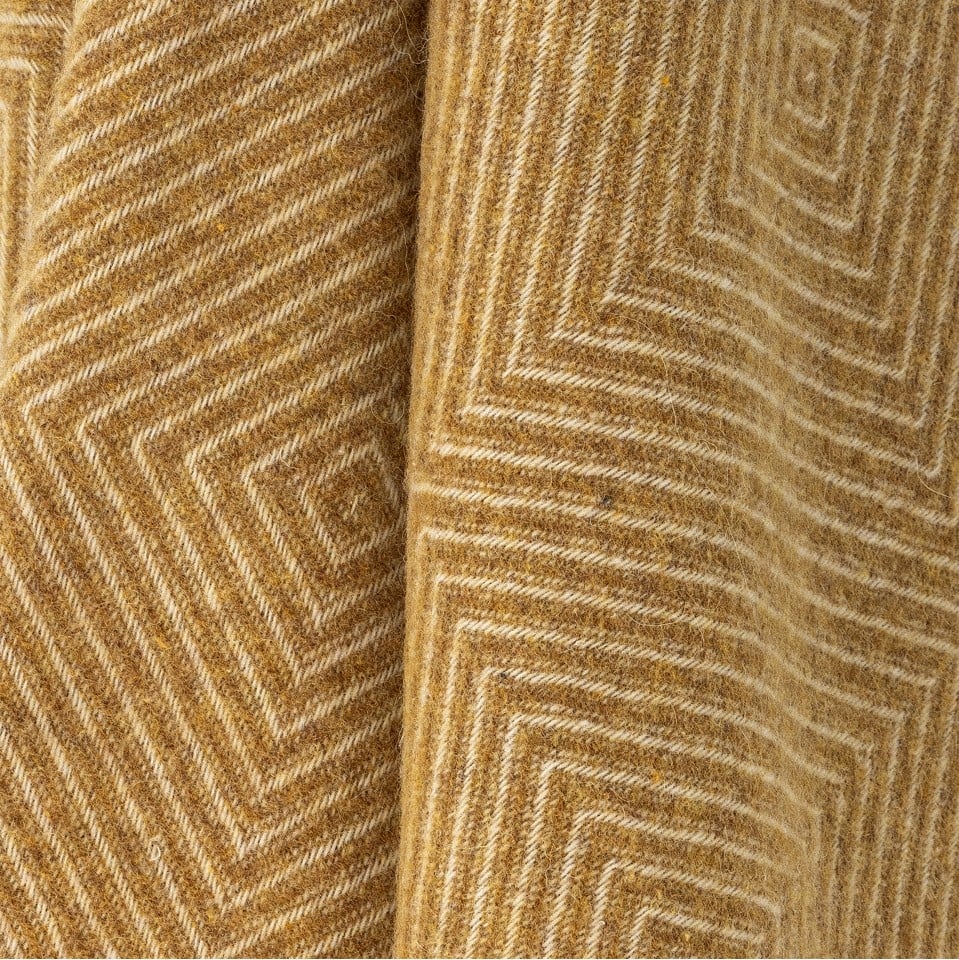 Bloomingville - Hoshi Plaid - Gul - Merinould