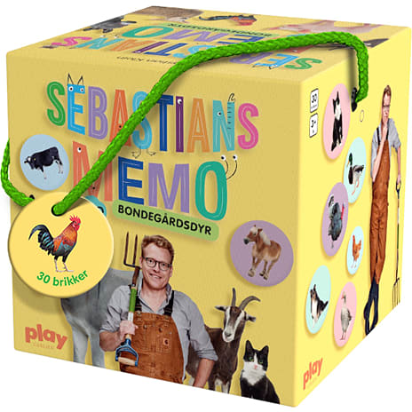 Sebastians memo med bondegårdsdyr memospil