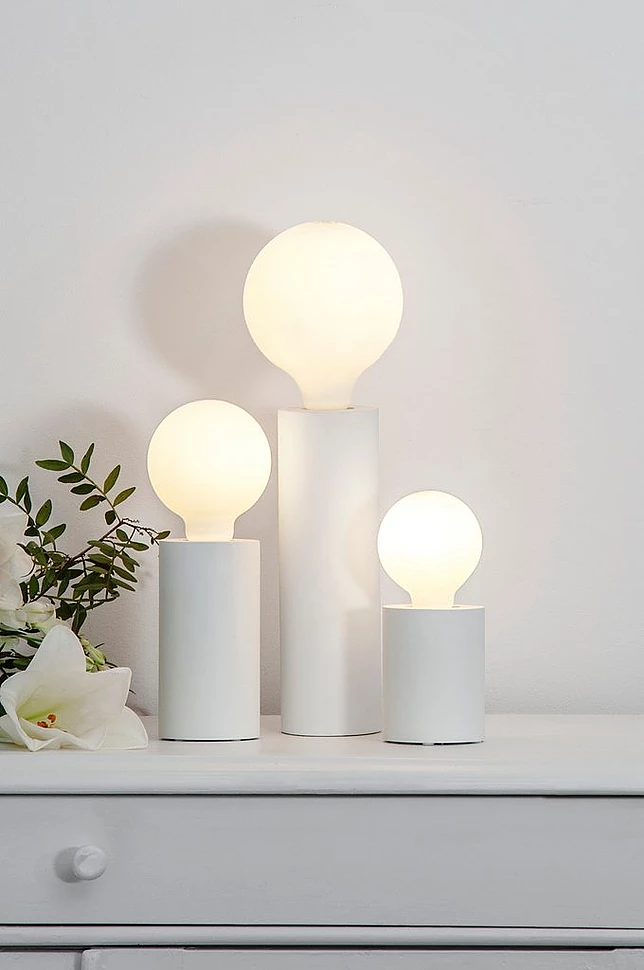LED lyspære E27 G80 opaque double coating