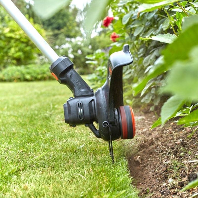 Black & Decker - PowerCommand Pivotant - Grastrimmer - Oranje - Accu 36 V - Ø 33 cm