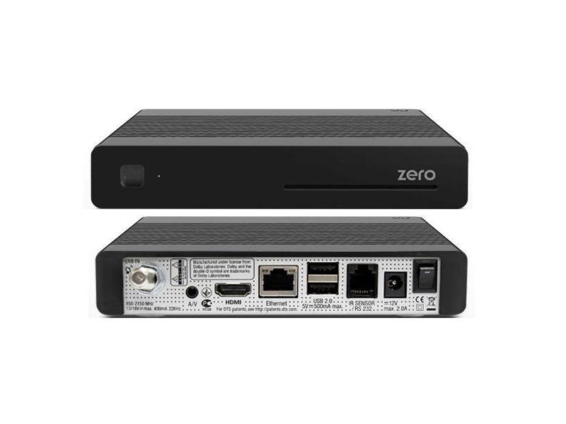 VU  SAT-Receiver Zero Schwarz HD-Satellitenreceiver auf Linux-Basis, schwarz