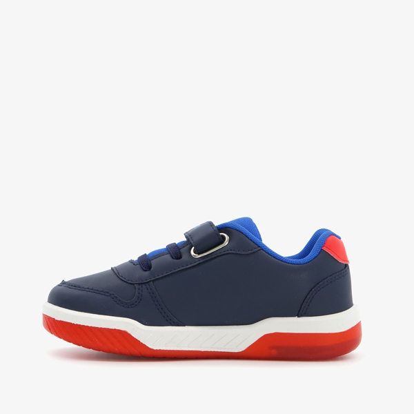 Mario kinder sneakers met lichtjes blauw
