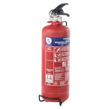 Smartwares Brandblusser BB2 Poeder 2 kg Brandklasse ABC Inclusief Ophangbeugel