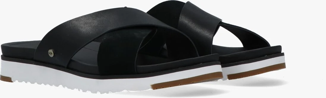 UGG zwarte ugg slippers w kari slide