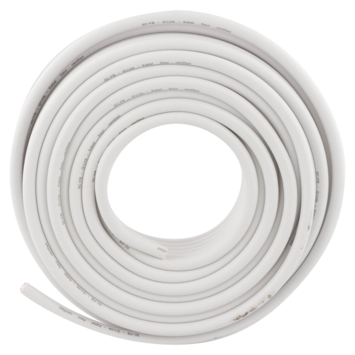 Q-Link coax kabel 20 meter wit kabelkeur
