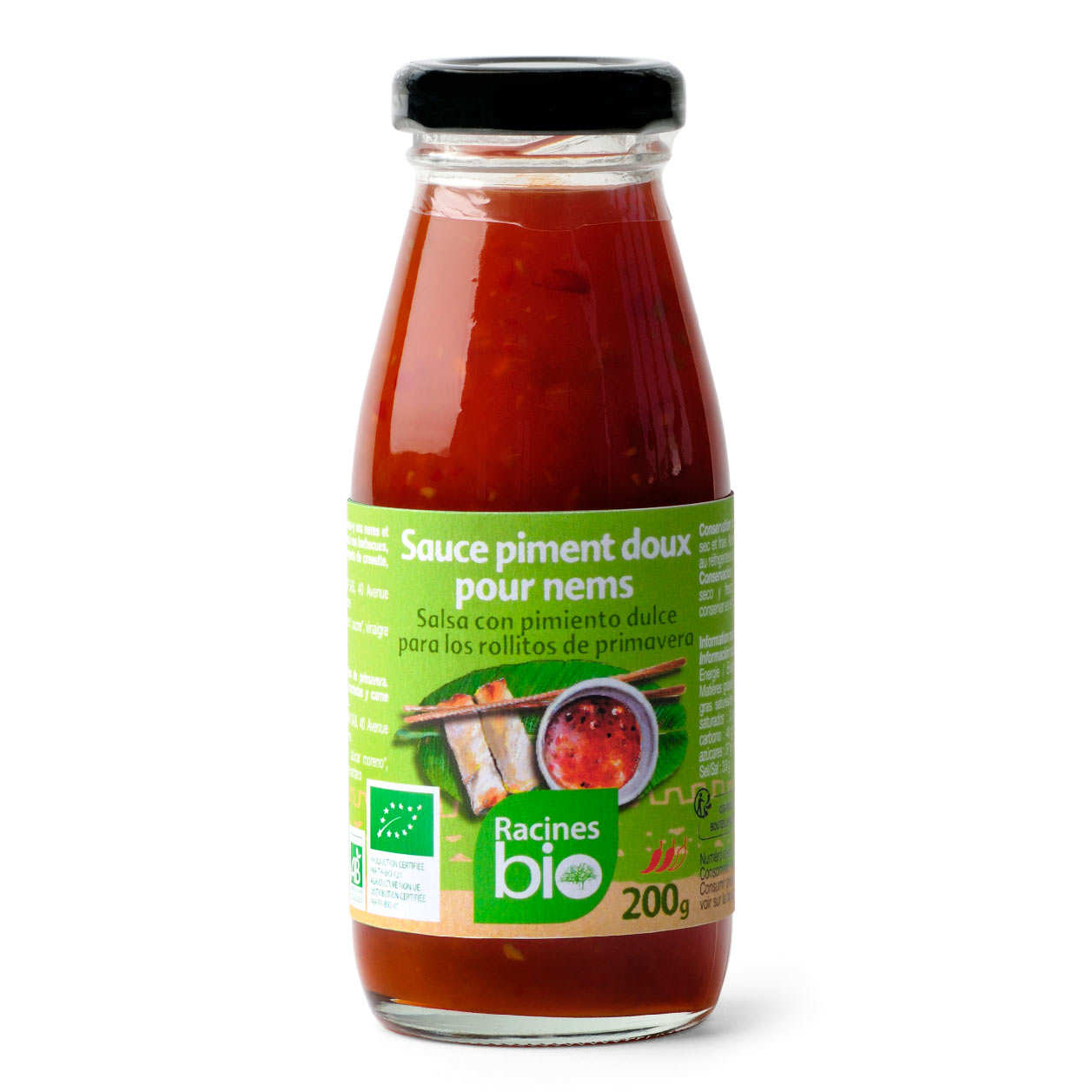 Sauce piment doux pour nems bio