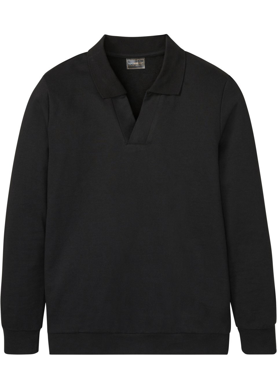 Sweat-shirt à col polo