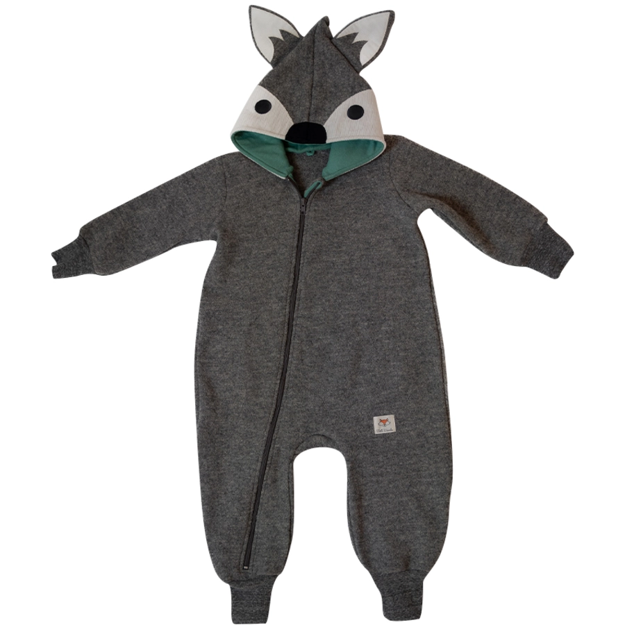 Räuber&Komplizen Walkoverall Fuchs graumint