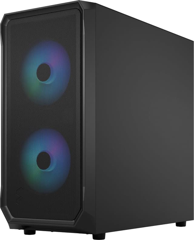 Fractal Focus 2 RGB sort TG Clear Tint computerkabinet