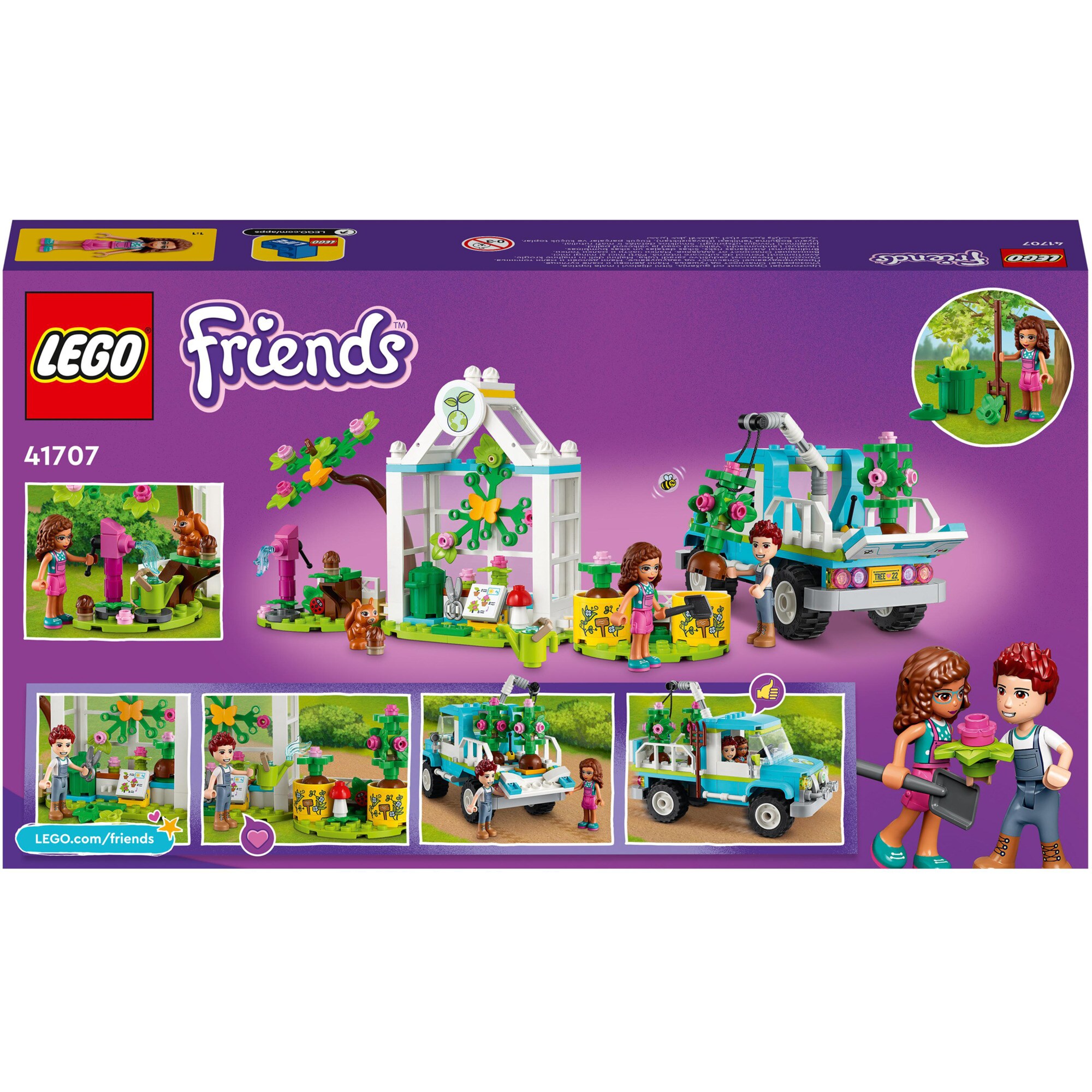 LEGO Konstruktionsspielzeug Friends Baumpflanzungsfahrzeug