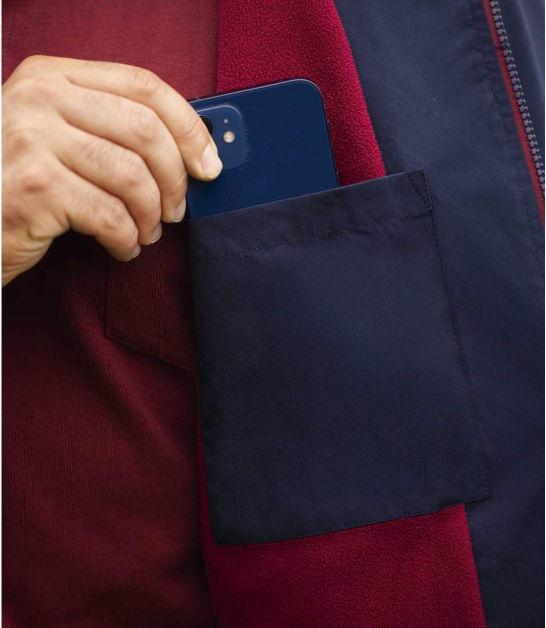 Blouson Microfibre Doublé Polaire Outdoor