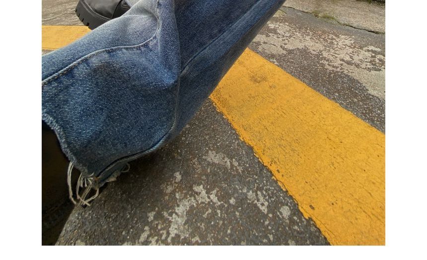Kooklay - Wijde jeans met wijde pijpen en panelen met gemiddelde taillehoogte