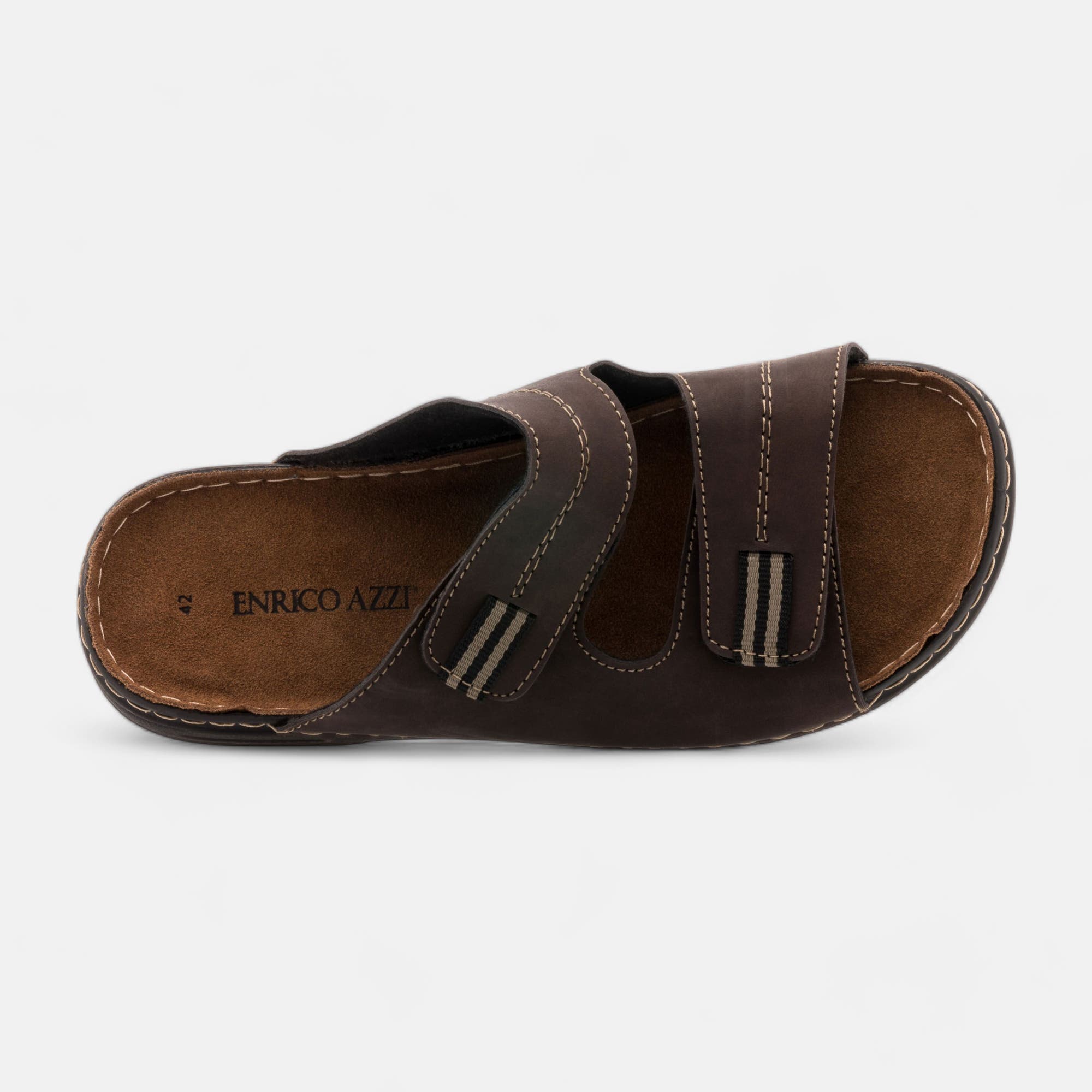 Nu-pieds Homme marron