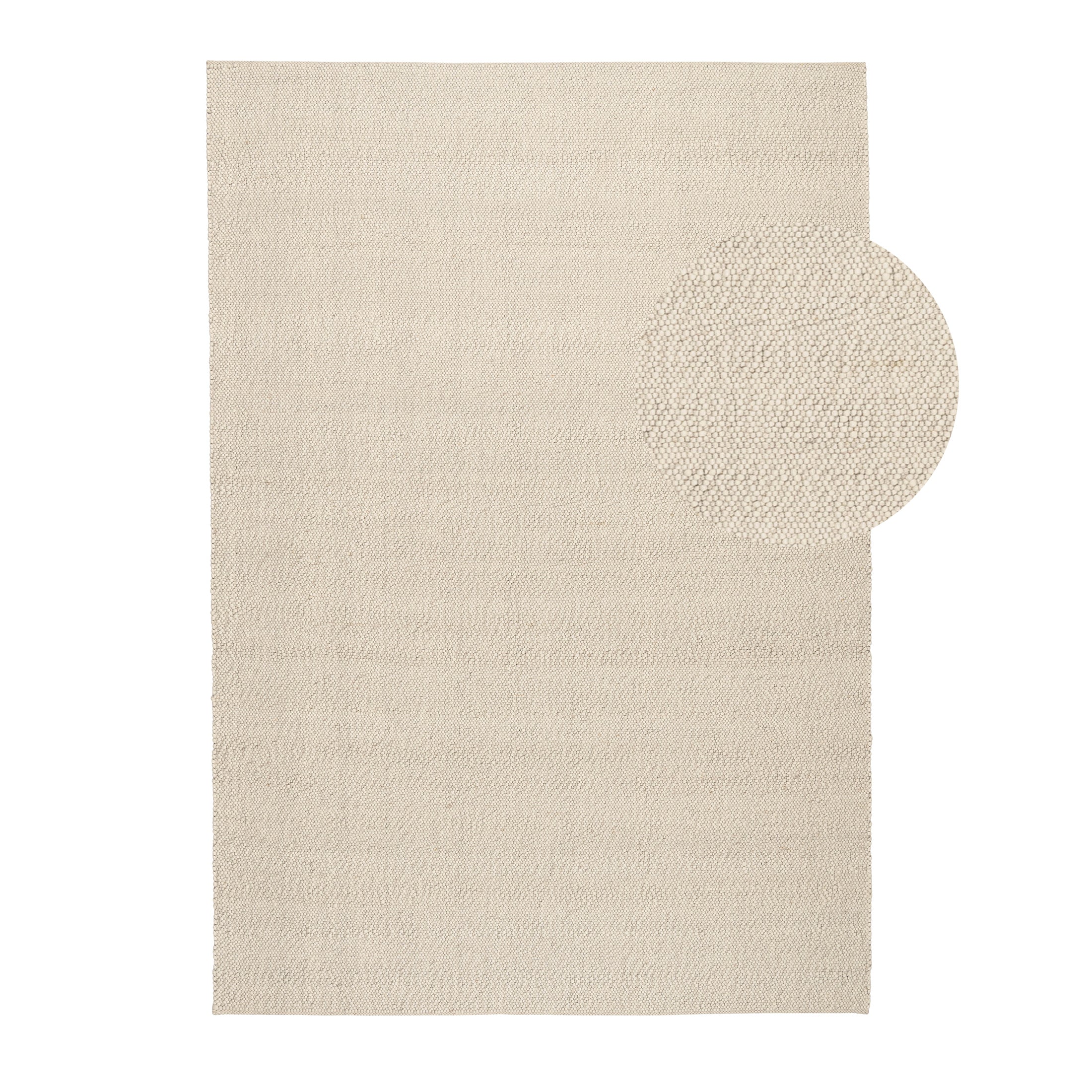 by fonQ Cozy Wollen Vloerkleed 200 x 300 cm  - CrÃ¨me