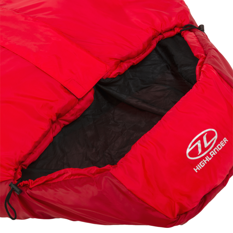 Highlander Trekker 250 mummyslaapzak - Red