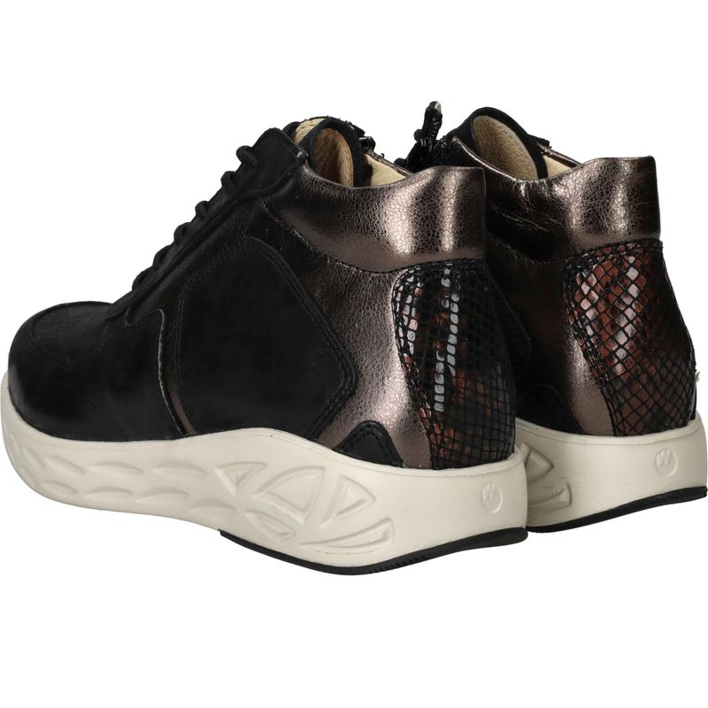 Wolky 0570690 Pep S2F Veterboots Zwart Dames
