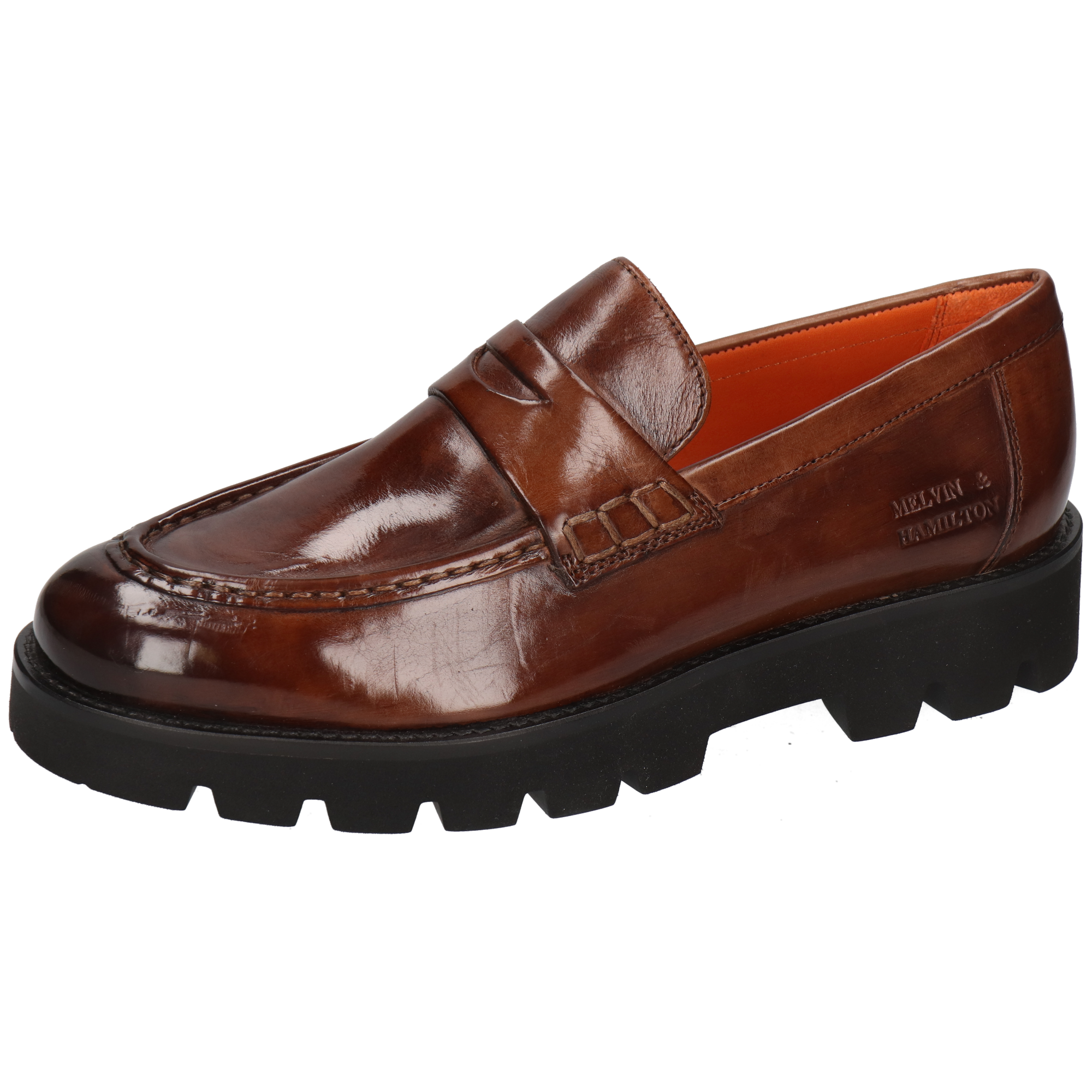 JADE 6 - Mocassins à semelle plateforme | Marron
