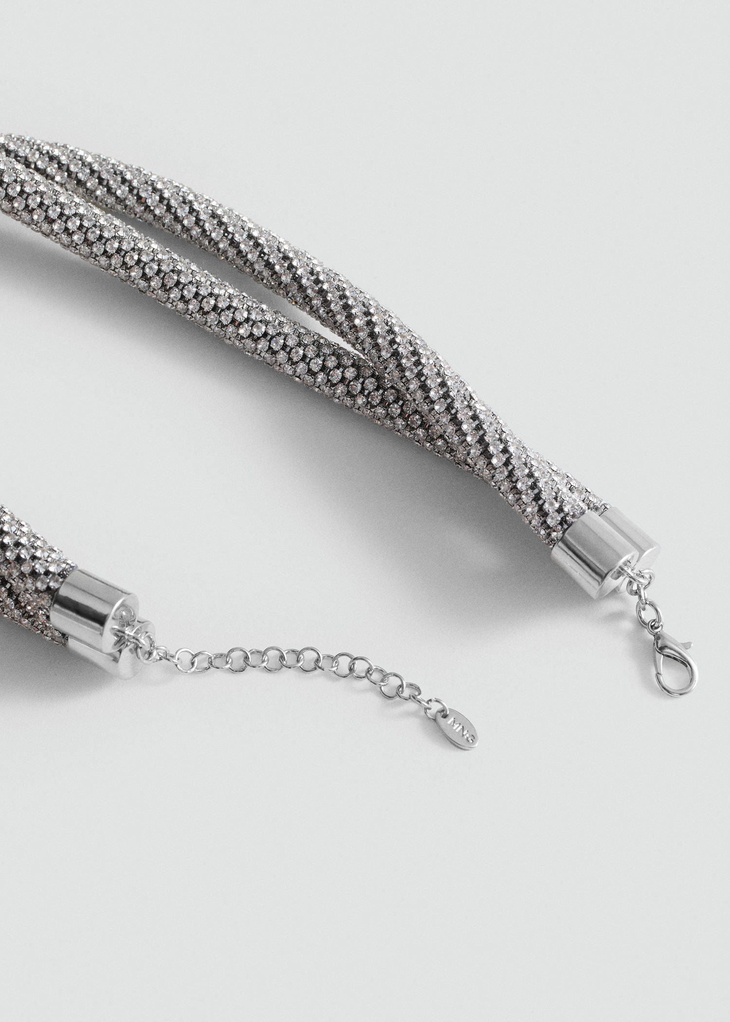 Mango ketting zilverkleurig