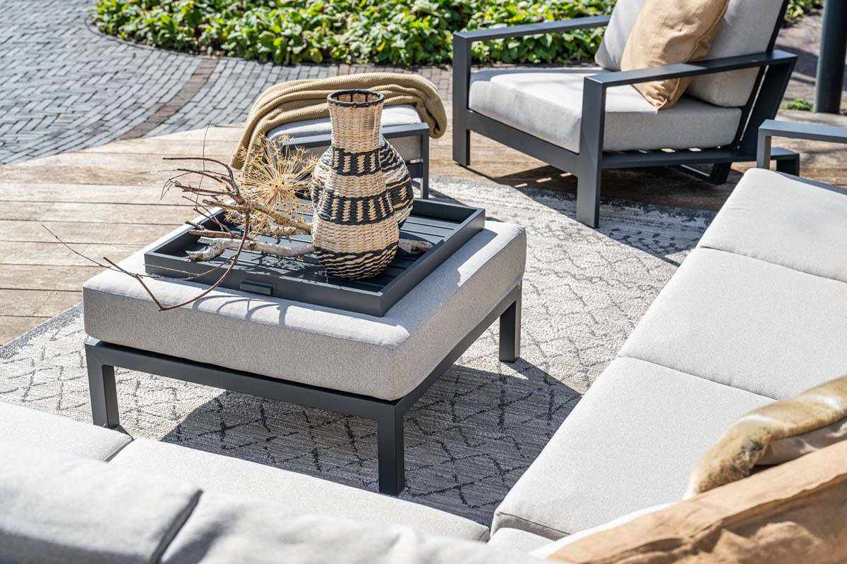 Garden Impressions Lincoln loungeset - 4-delig - desert sand