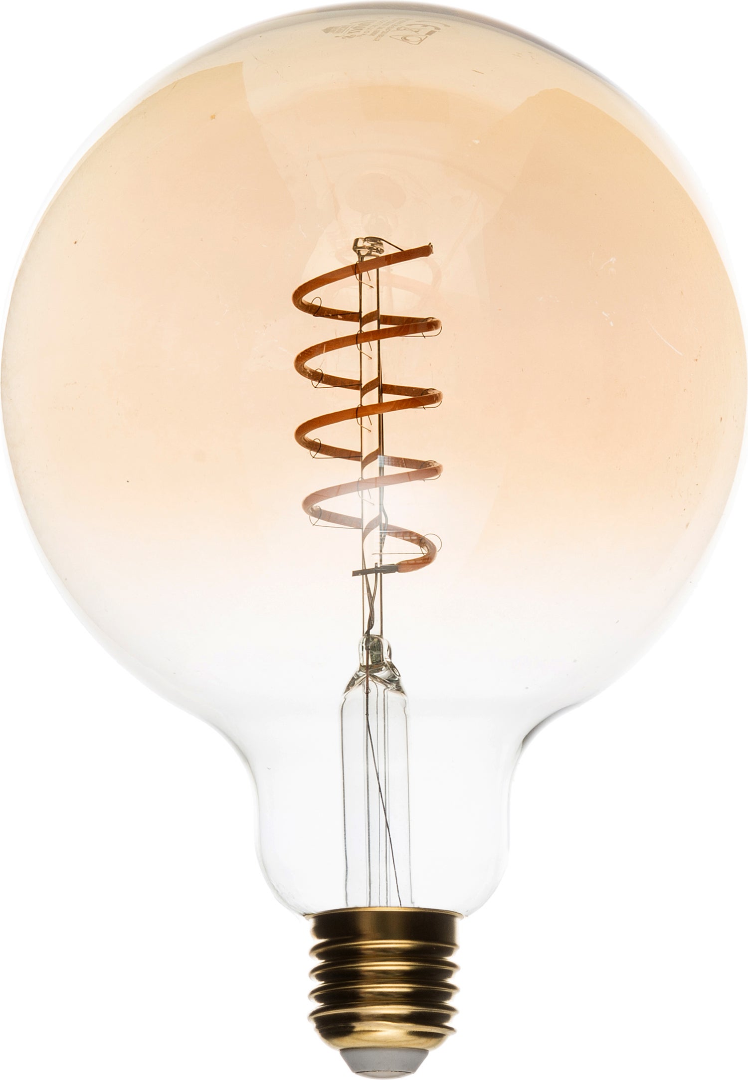 Lichtbron D 12 H 17 cm oranje