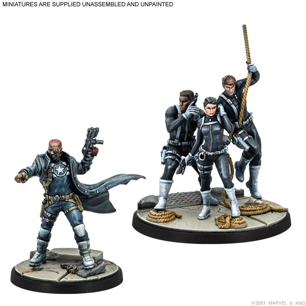 Marvel Crisis Protocol: Nick Fury Jr. & SHIELD Agents