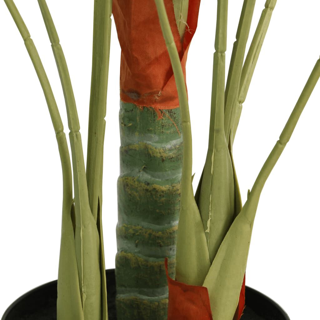 vidaXL Kunstpalm met 3 stammen, groen, 85 cm, PP