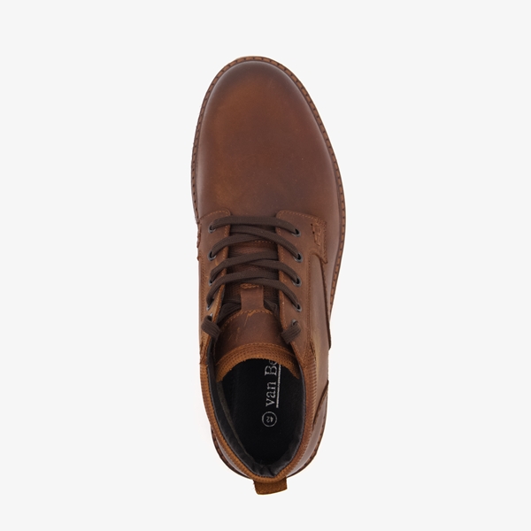 Van Beers leren heren veterboots bruin