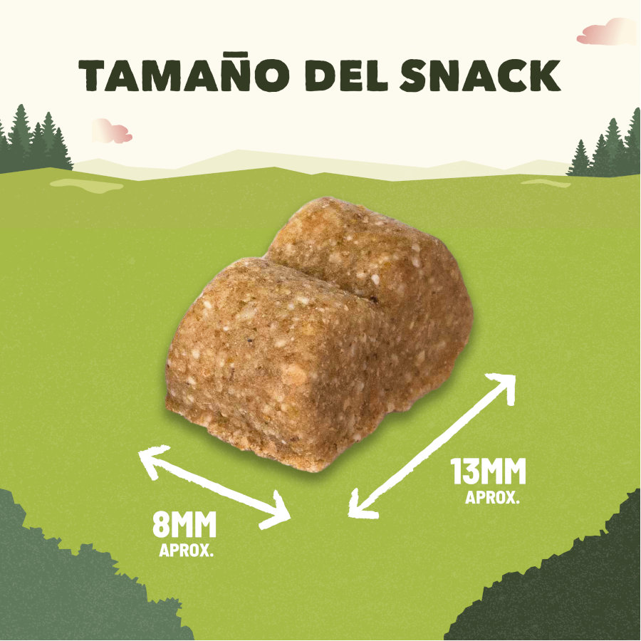 Petiscos de salmão para treinamento de cães da Adventuros