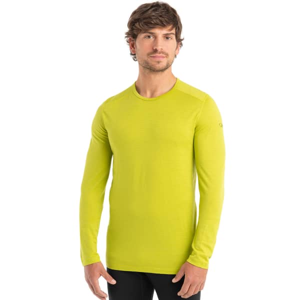 T-shirt thermique ICEBREAKER M 200 OASIS LS CREWE BIO LIME