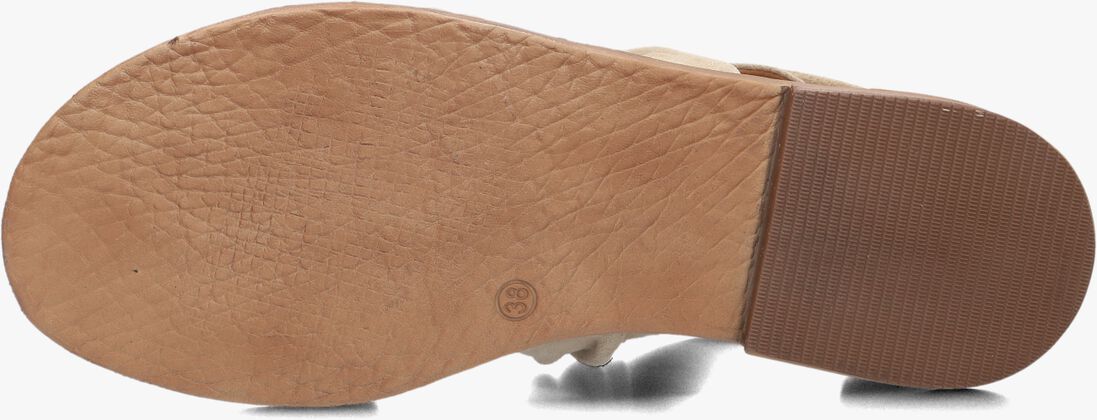 beige notre-v platte sandalen 1gamba102