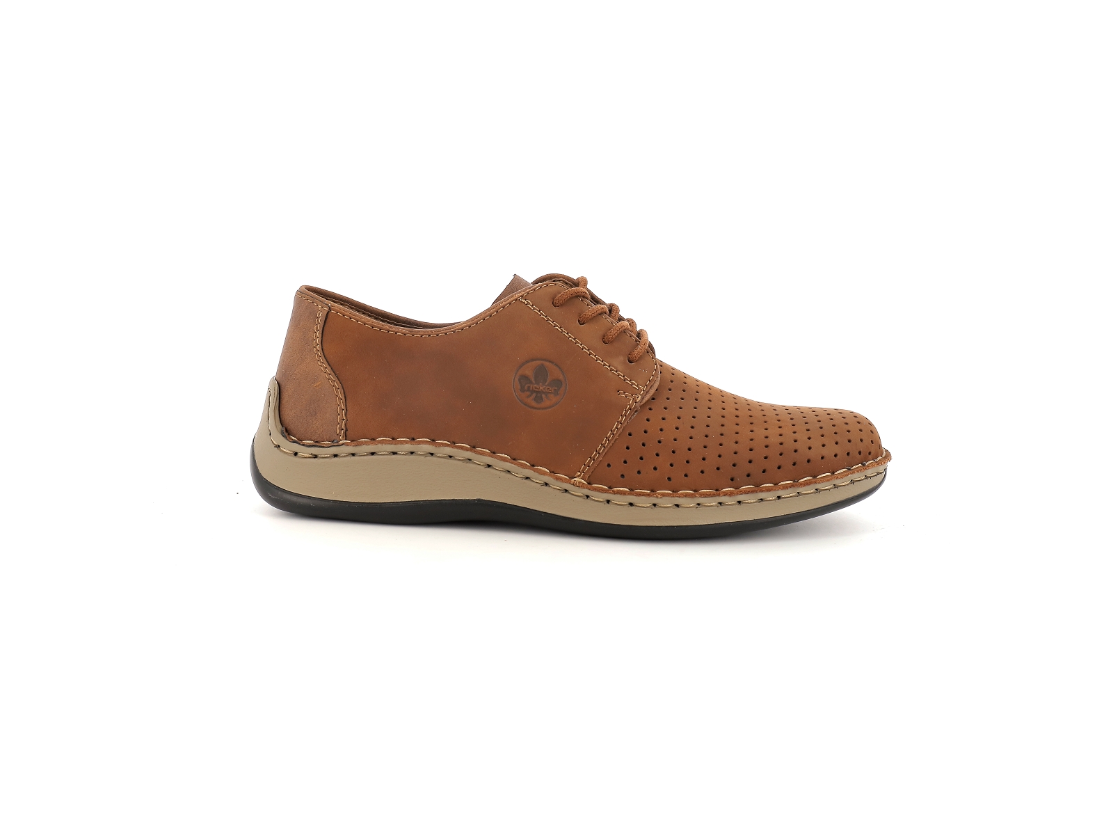 Rieker-05226 Cuir Cognac