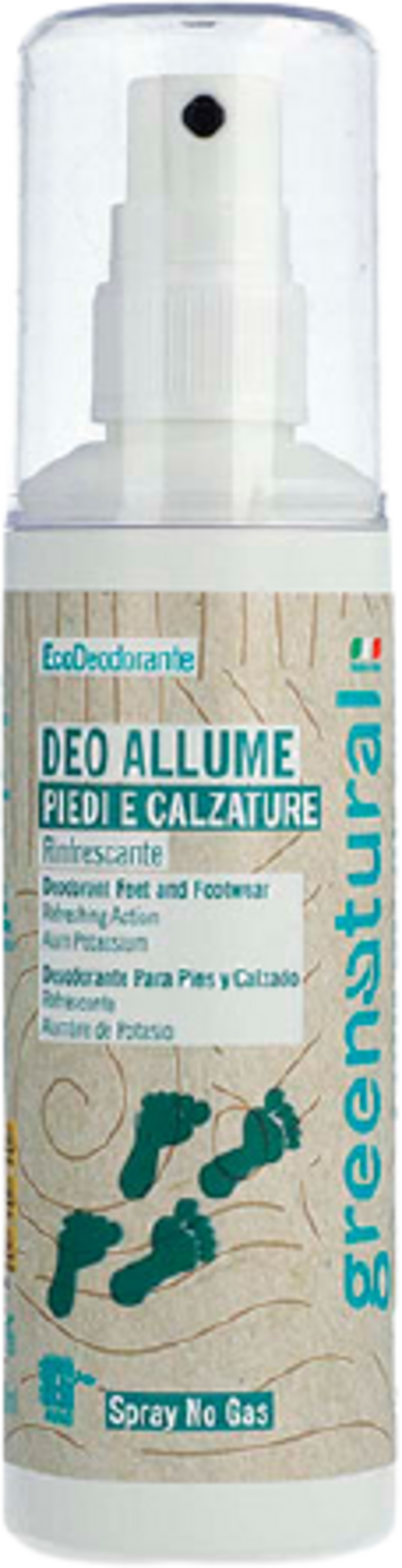 greenatural  Alaun-Deo für Füße & Schuhe, 100 ml