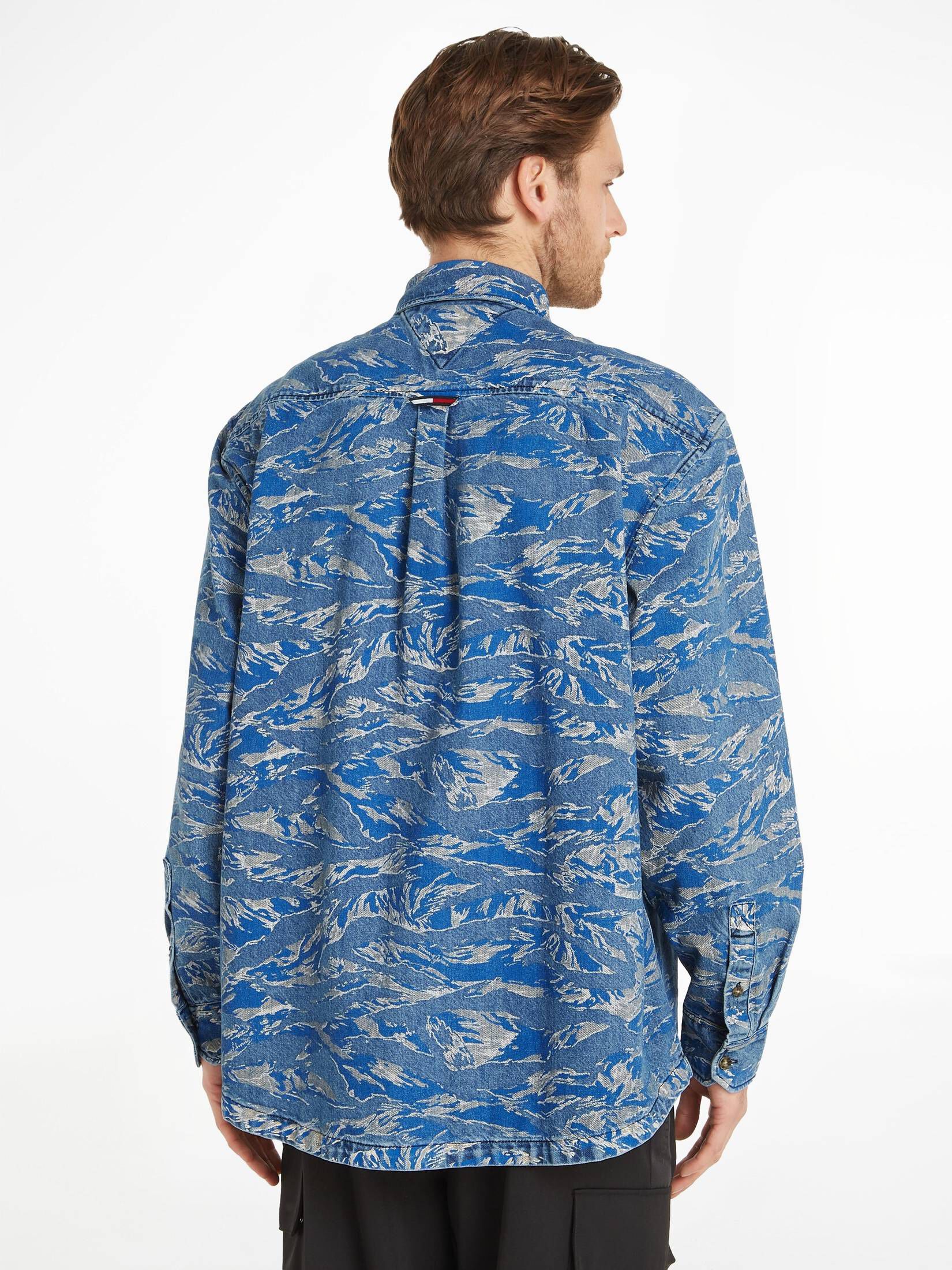 Tommy Jeans| Herren Jeanshemd TIGER CAMO