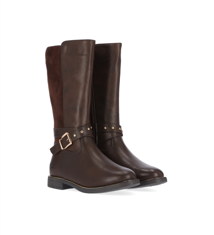Botas infantis Chika10 Carisa tamanho 22 marrom
