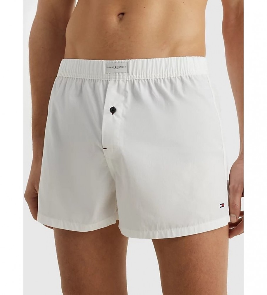 Conjunto de 3 cuecas boxer Tommy Hilfiger Established - Azul-marinho, Bordô, Branca