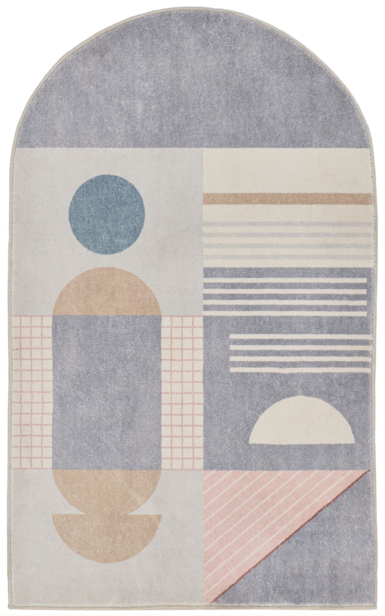 Gino Falcone Ariella Badmat 60 x 100 cm - Grijs