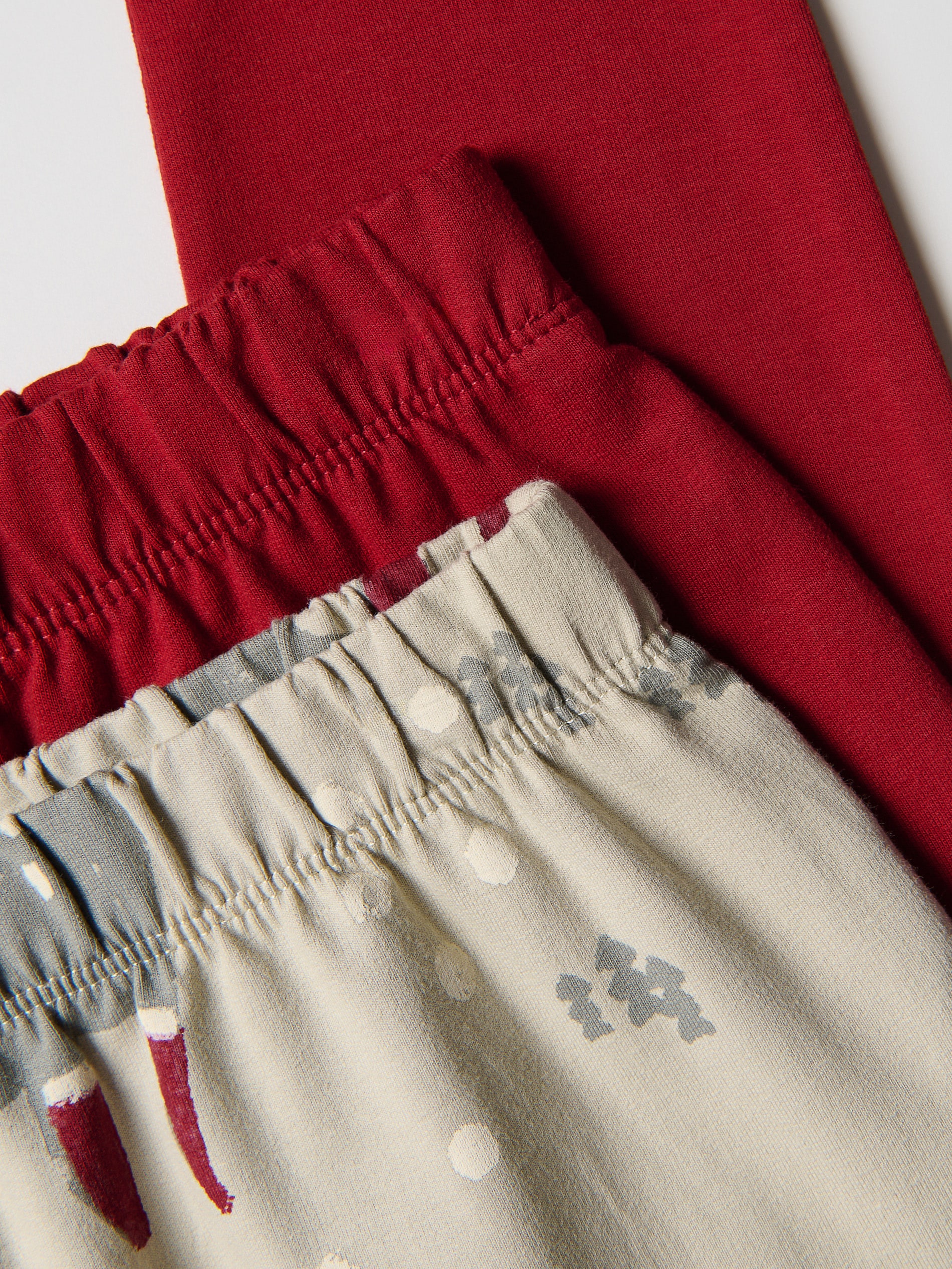 Leggings mit hohem Baumwollanteil, 2er-Pack