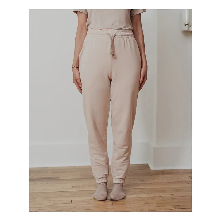 Baserange Jogger Coton Bio | Beige Nude