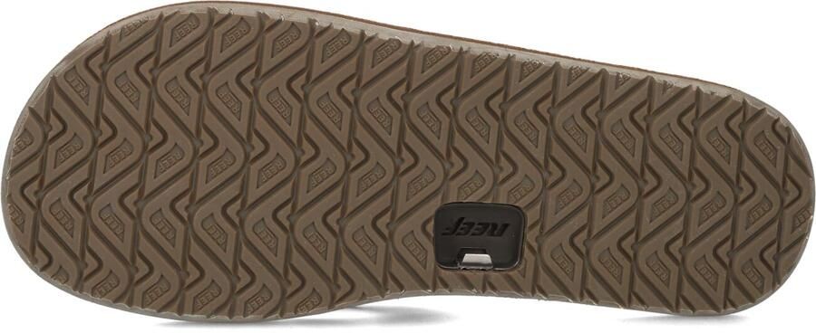 Reef Heren Darftsmen Slippers Bronze Brown 31cm