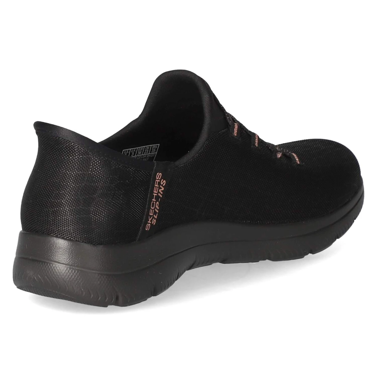 SkechersSlip Ins Sneaker GLASSY NIGHT - Black/Gold
