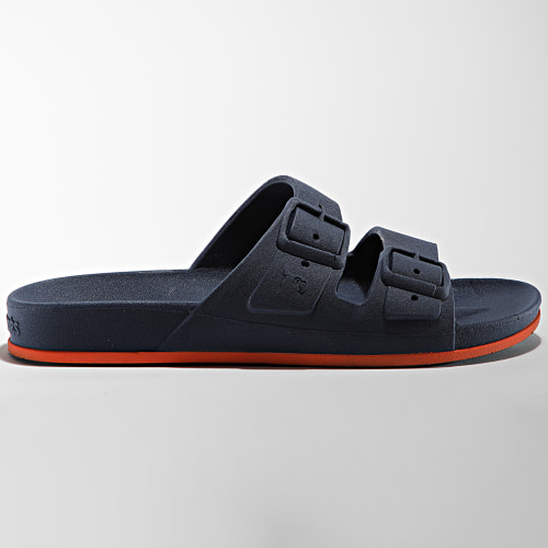 Sandales Brasilia Navy Orange Fluo