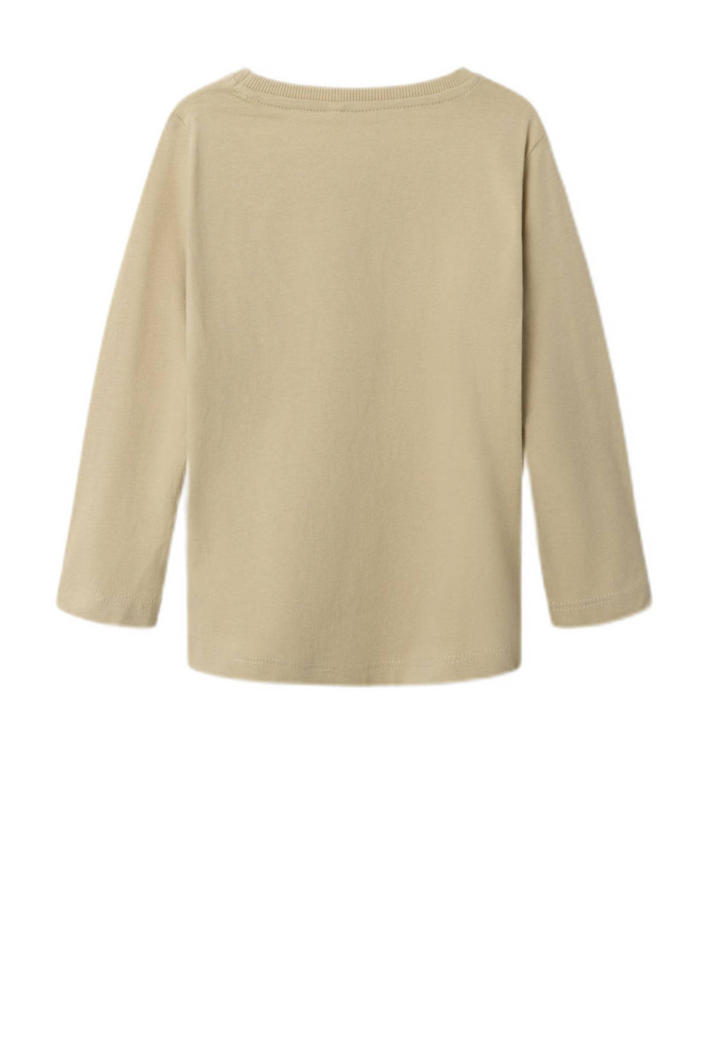NAME IT longsleeve NMMORINDO met printopdruk lichtbruin
