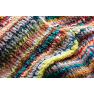 Unisex-Strickschal, Multicolor