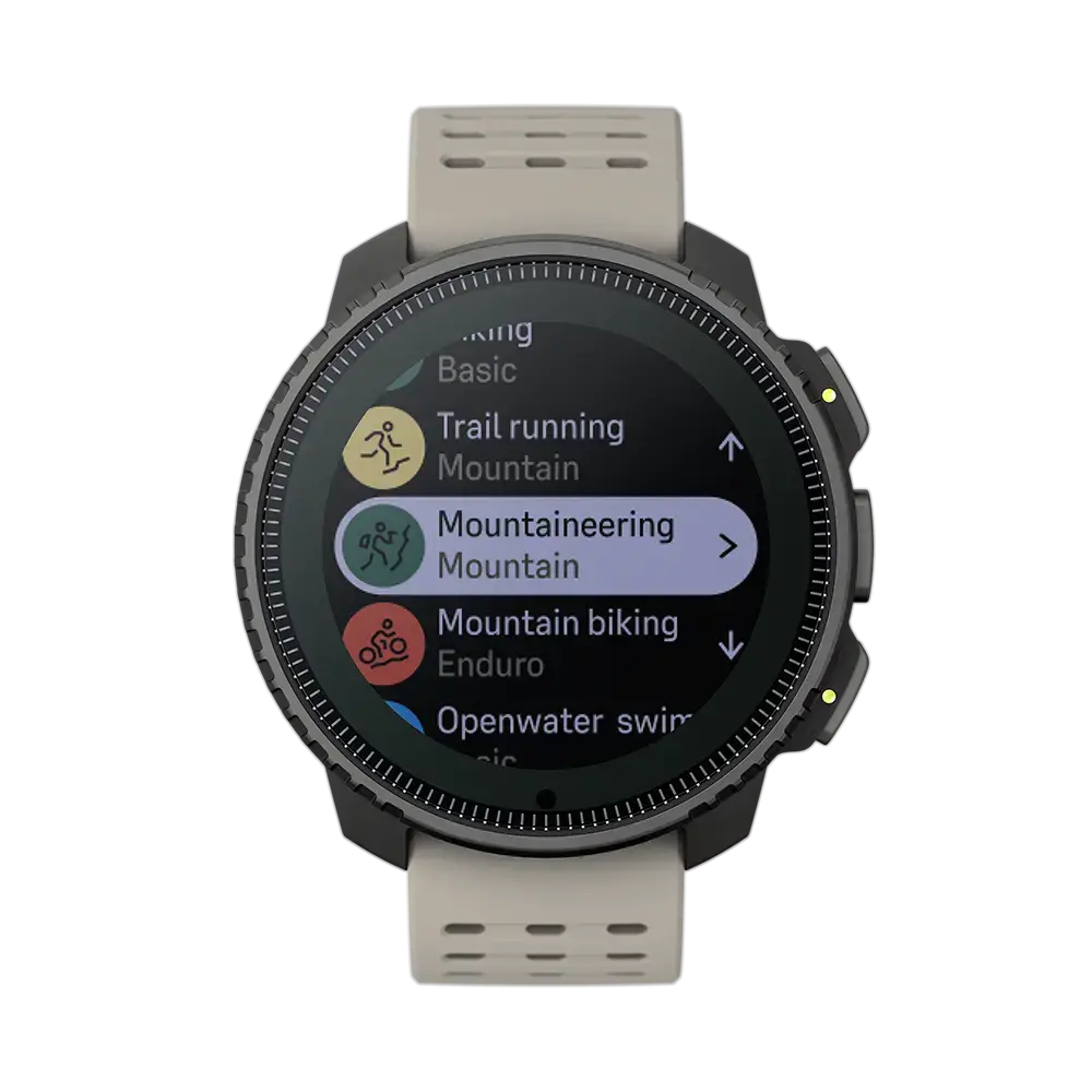 Suunto Vertical Solar Steel GPS Sporthorloge Beige